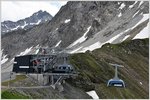 Die neue Urdenbahn verbindet die Skigebiete von Arosa und Lenzerheide stützenlos über eine Distanz von 1.7km zwischen Hörnli und Urdenfürggli. Es handelt sich um zwei parallel verlaufende Pendelbahnen, die unabhängig voneinander betrieben werden können. Station Hörnli (06.07.2016)