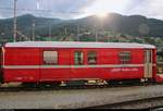 Und dann zeigt sich kurz noch mal die Sonne...
Impression mit Gepäckwagen D 4231 der Rhätischen Bahn (RhB), der im Bahnhof Landquart (CH) abgestellt ist.
[10.7.2018 | 19:07 Uhr]