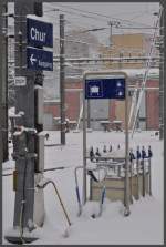 Gut ist der Ausgang angeschrieben bei dem vielen Schnee in Chur.