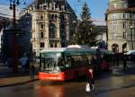 VB: In der Stadt Biel wurde der Strassenbahnbetrieb der im Jahre 1877 eröffnet und 1948 still gelegt wurde, durch Trolleybusse ersetzt, die noch heute auf den Linien 1 und 4 verkehren.