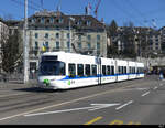 VBG - Tram Be 5/6 3065 unterwegs auf der Linie 10 in der Stadt Zürich am 13.03.2022