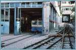 Wo bis zum 16.09.2006 die Zahnradbahn Lausanne-Ouchy bis Flon fuhr, wird in Krze die vollautomatische Mtro verkehren.