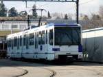tl Mtro Ouest M1 - Triebwagen Bem 4/6 558 205 im Betriebsareal in Renens EPLF am 22.01.2011 ..