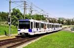 Mtro Ouest (m1): Bem 4/6 211 + 208 bei der Station Mouline (30.