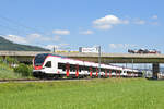 RABe 521 022, auf der S3, fährt Richtung Bahnhof Itingen.