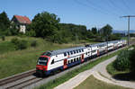 Ein DTZ als S14 zwischen Schwerzenbach und Dübendorf am 26.06.2011.