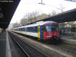 Die Miragen RABDe 510 015-1 und 006-0 am 24.4.08 als S16 nach Thayngen in Zrich Oerlikon