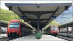 Ein Dosto und ein NPZ treffen sich in Ziegelbrcke, dem Umsteigebahnhof ins Glarnerland und nach Uznach-Rapperswil.