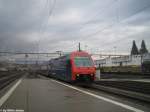 Re 450 107-8 ''Maschwanden'' am 26.11.09 auf der S5 in Rapperswil.