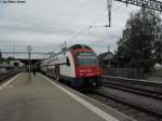 Viele Touren der Zrcher Lokfhrer beinhalten eine Leistung auf der S14 Zrich - Hinwil, so auch unsere am 17.9.2010, wo ich den RABe 514 020-7 nach dem Aufrsten fotografierte.