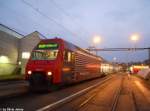 Re 450 037-7 ''Niederwenigen'' am 15.11.2010 bei der gleichnamigen Endstation der S5