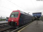 Re 450 035 ''Schfflisdorf'' am 28.4.2013 in Horgen Oberdorf als S24 nach Zrich HB.