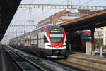 RABe 511 021 als S5 in Uster am 26.01.2013.