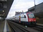 RABe 514 002-5 und ein weiterer DTZ stehen am 26.11.09 in Rapperswil als S7 nach Winterthur