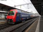 DPZ-Dotra auf der S3 nach Wetzikon mit den Re 450 041-9 ''Buchs + Dllikon'' und 450 055-9 ''Ksnacht ZH'' am 2.8.2010 in Aarau.