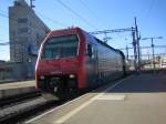 Die Re 450 079-9 ''Jetstetten'' fuhr am 9.10.05 mit einer S14 aus HInwil in ihrer Endstation Zrich HB ein.
