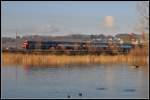 S5 nach Pfffikon SZ auf dem Seedamm bei Rapperswil. (19.12.2012)