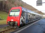 DPZ+ Bt 50 85 86-33 112-8 ''ZKB'' am 13.12.2014 in Linthal als S25 nach Zürich HB