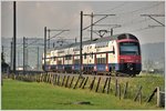 S2 zum Flughafen mit 514 059-5 zwischen Bilten und Reichenburg. (27.10.2016)