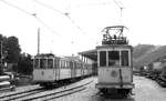 TN__Neuchâtel/Neuenburg__Tw 47, Bw 142 und weitere Bw der im selben Jahr vollends eingestellten Stadt-Linien, im Freien abgestellt.Die Bw 141-149 entstanden aus den 1987-98 von SIG/MFO
