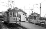 TN__Neuchâtel/Neuenburg__Anschluß in Areuse: Tw 45 solo bedient (auch als Linie 5) die ca.