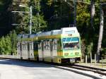 TN - Triebwagen Be 4/4 502 mit Steuerwagen Bt 554 unterwegs nach Neuchatel am 03.10.2009