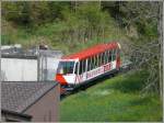 Die BrB verbindet das hintere Glarnerland ab Linthal Braunwaldbahn mit dem autofreien Kurort Braunwald. (04.05.2008)