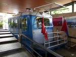 Funicar Locarno-Orselino / Wagen 1  im Talbahnhof in Locarno am 23.08.2014