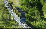 Stossbahn - Stossbahn bei der Talfahrt zur Talstation in Schwyz am 08.08.2026