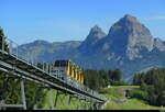 Stossbahn - Stossbahn bei der Bergfahrt zur Bergstation in Stoss am 08.08.2026