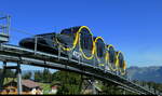 Stossbahn - Stossbahn bei der Bergfahrt kurz vor der einfahrt zu der  Bergstation in Stoss am 08.08.2026