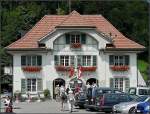 . Das schne Empfangsgebude der Niesen Bahn in Mlenen im Kandertal fotografiert am 29.07.08. (Jeanny)