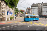 Am 22.05.2022 trifft VBZ Ce 4/4 1530 auf Polybahn bei Zürich Central