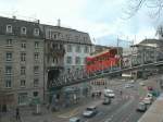 Zrcher Verkehrsverbund (ZVV)Standseilbahn zum Polytechnikum (Polybahn)1888,im Dezember 2001