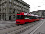 Bern Mobil - Tram Be 4/8 741 unterwegs auf der Linie 3 in Bern am 06.01.2018