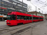 Bern Mobil - Tram Be 4/8 742 unterwegs auf der Linie 7 in Bern am 06.01.2018