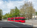 BERNMOBIL Vevey-Tram 738 erreicht am 23.