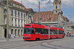 Be 4/6 Vevey Tram 735, auf der Linie 8, fährt zur Haltestelle beim Bubenbergplatz. Die Aufnahme stammt vom 22.05.2018.