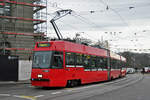 Be 4/6 Vevey Tram 736, auf der Linie 7, fährt zur Haltestelle Zytglogge.