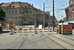 Mit dem Ziel, ein paar Strassenbahnen aufzunehmen, lief ich nichtsahnend Richtung Haltestelle Bahnhof in Bern (CH).