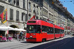 Be 4/6 738 Vevey Tram, auf der Linie 7, fährt durch die Spitalstrasse.