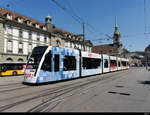 Bern Mobil - Tram  Be 6/8 670 unterwegs in der Stadt Bern am 08.08.2020