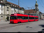 Bern Mobil - Tram 740 unterwegs in der Stadt Bern am 08.08.2020