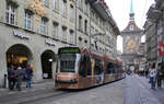 Be 4/6 753 zwischen Zytglogge und Bärenplatz am 06.02.2010.