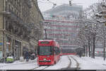 BERNMOBIL Be 4/8 733 / Bern Hirschengraben, 10. Dezember 2021<br>
3 Bern Bahnhof - Weissenbühl