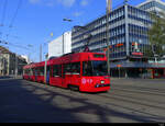 Bern Mobil - Tram Be 4/6  735 unterwegs auf der Linie 7 in der Stadt Bern am 01.05.2022