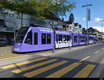 Bern Mobil - Tram Be 6/8  651 unterwegs auf der Linie 9 in Wabern am 31.08.2022