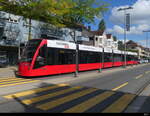 Bern Mobil - Tram Be 6/8  656 unterwegs auf der Linie 9 in Wabern am 31.08.2022