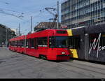 Bern Mobil - Be 4/8 732 unterwegs auf der Linie 7 in der Stadt Bern am 17.06.2023