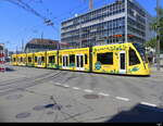 Bern Mobil - Be 6/8 653 mit Werbung unterwegs auf der Linie 8 in der Stadt Bern am 25.06.2023